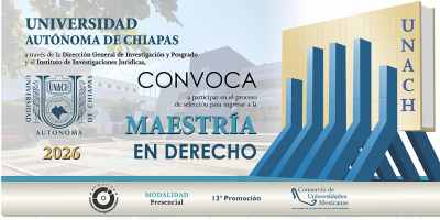 Maestr&iacute;a en Derecho - Convocatoria 2026