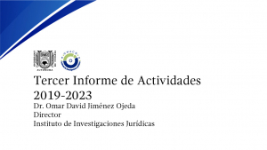 Tercer Informe de Actividades de la gesti&oacute;n 2019-2023
